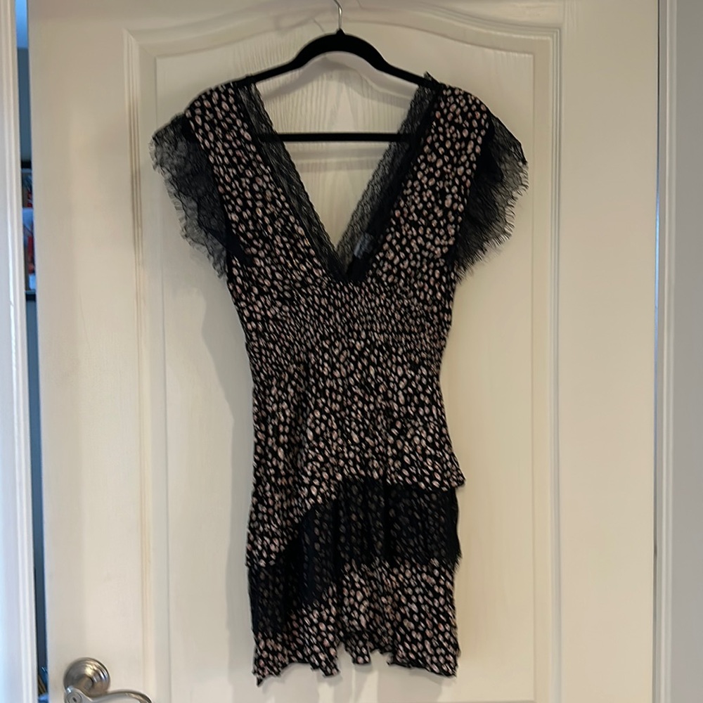 Blue life mini dress